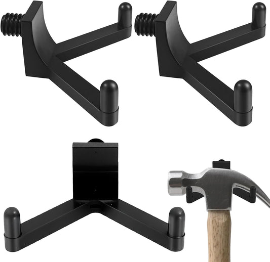 3Pcs Tool Hooks for Storage, ABS Shed Hooks Wall Shed Hanger Garage Organization Storage Accessories for Hanging Shovels Rakes Scissors Power Tools