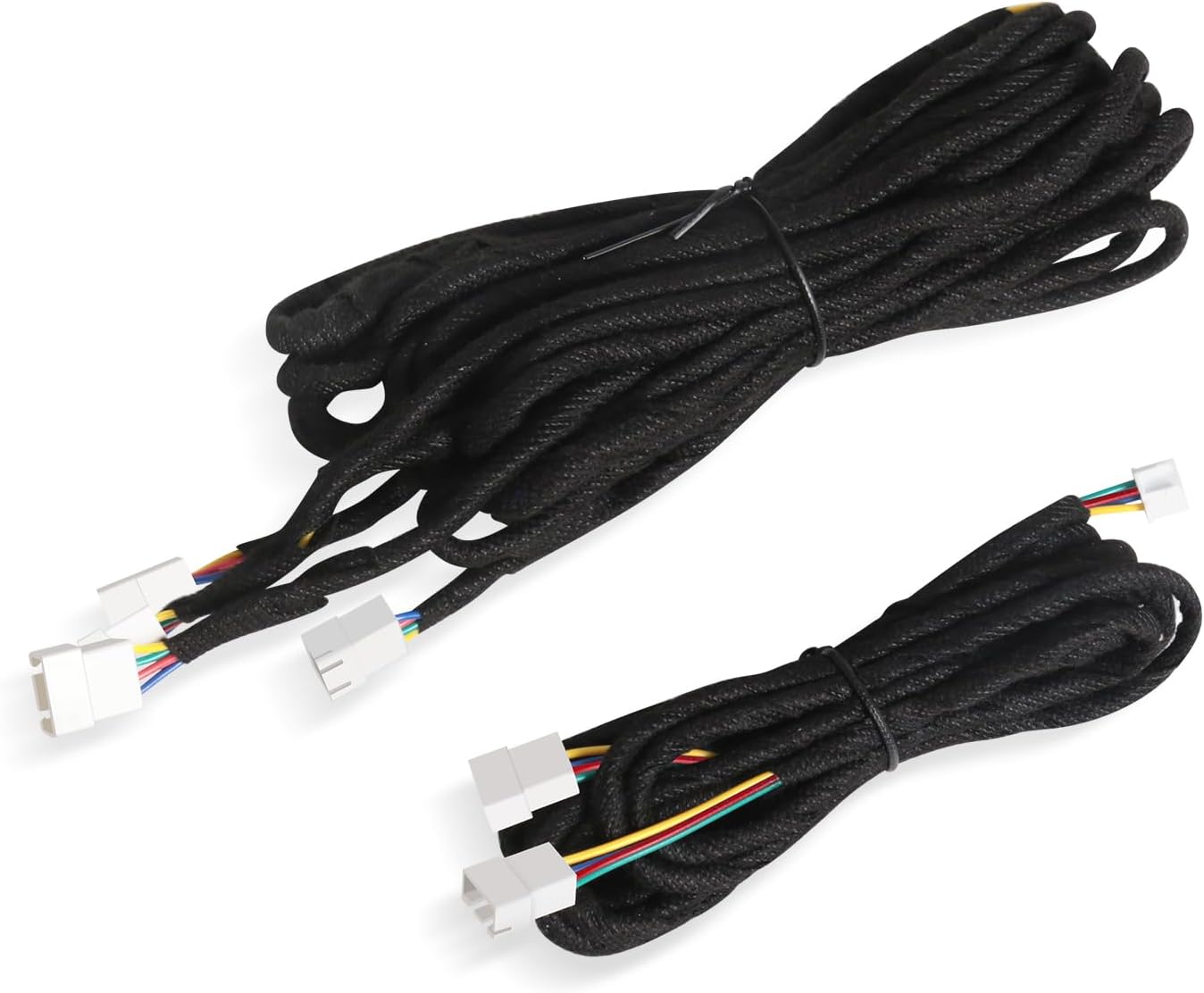 2PCS RGB Acrylic Interior Car LED Strip Light Extension Wire, which fit for RGB Main Controller Connects and sub-Controller kit (not Including), Not fit dreamcolor 1 Lights