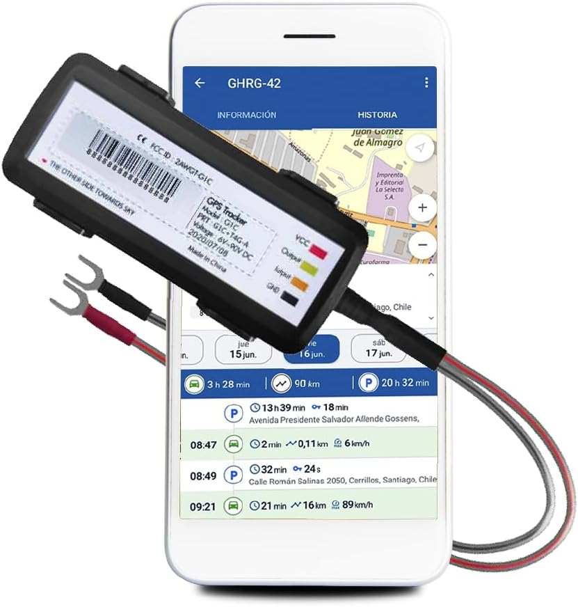 GPS7000-4G Hidden GPS Tracker for Vehicles | 2 Years of Service Included | Easy Self-Installation | After The 2 Years Included in The Service, You can Choose to Subscribe | No Hidden Fees