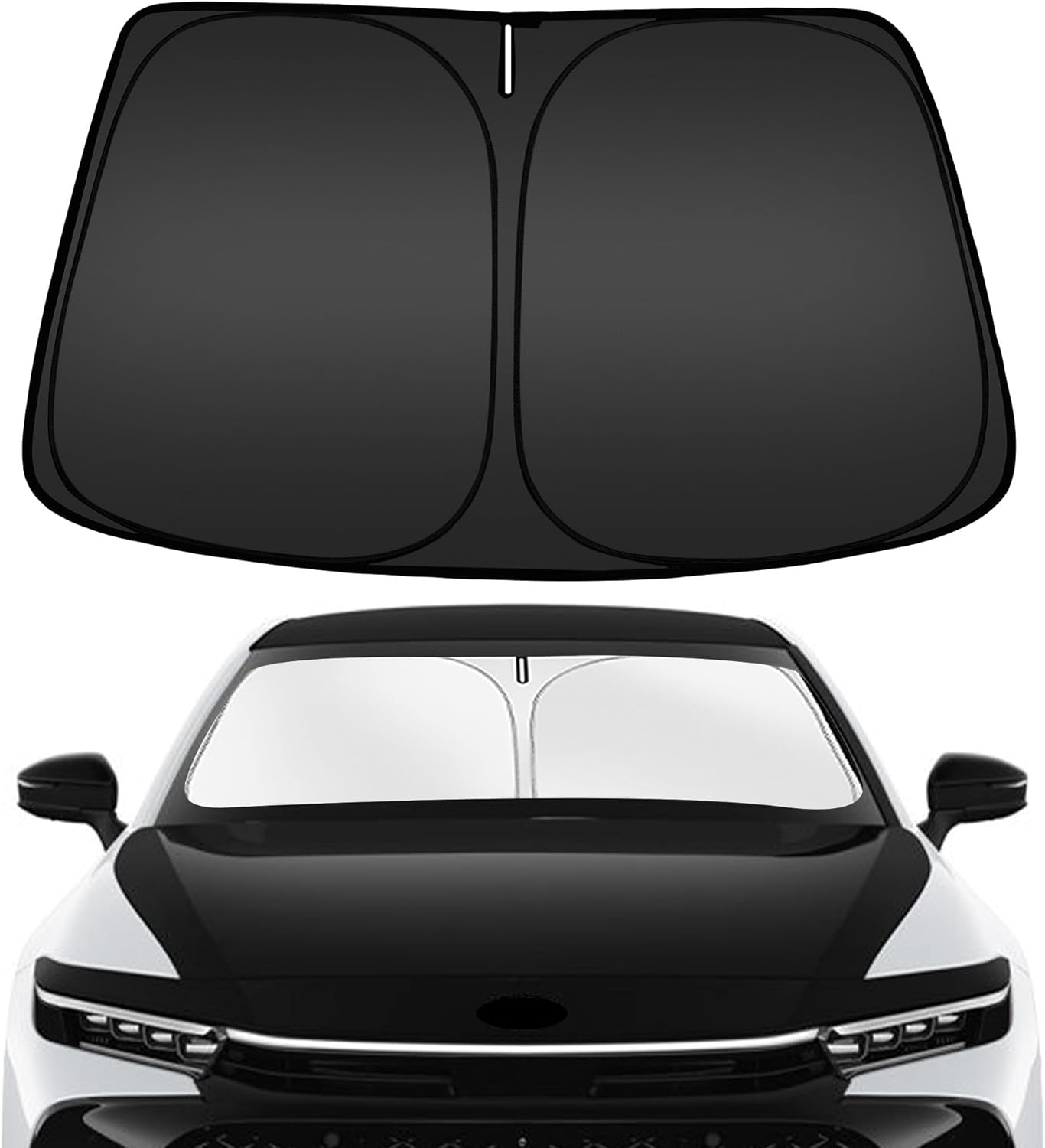 ARISMOTOR Windshield Sun Shade for Toyota Crown 2023-2025, Custom Fit Foldable Front Window Sunshade Sun Visor Protector, Block UV Rays Keep Your Car Cooler