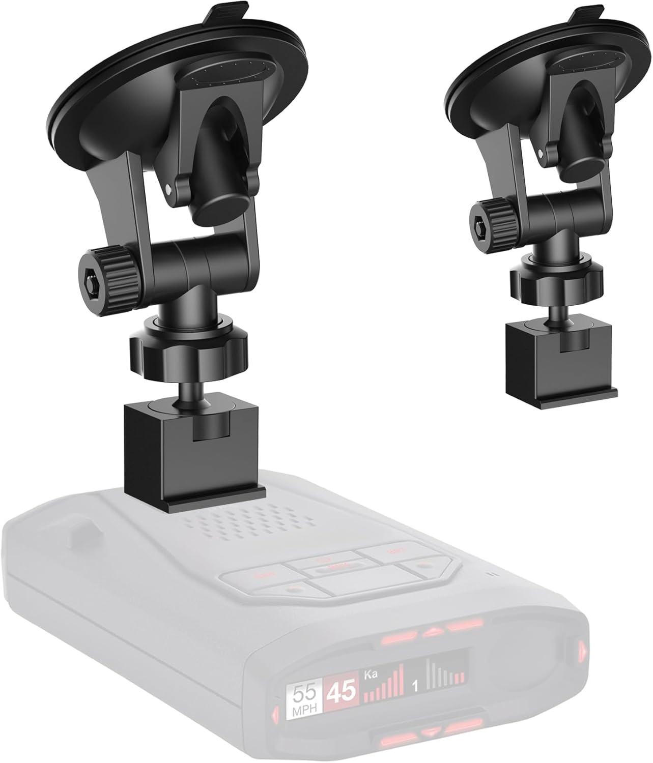 Super Radar Detector Mount,Super Car Windshield,Dashboard Suction Cup Bracket,Suitable for Escort IX,IXc,Max 3,Max 4,Max 360 MKII,Max360C,2020 Max 360 Radar Models (For w/EZ Magnet Connection Radar)