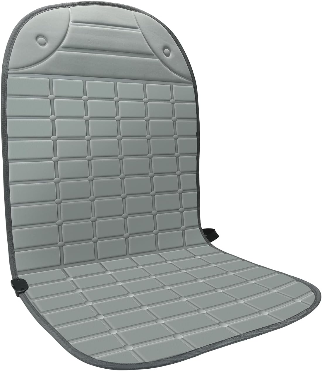 Seat Cover for Cold Weather, Winter Seat Cushion with Adjustanle Buckle for Full Back and Seat (1, Gray)