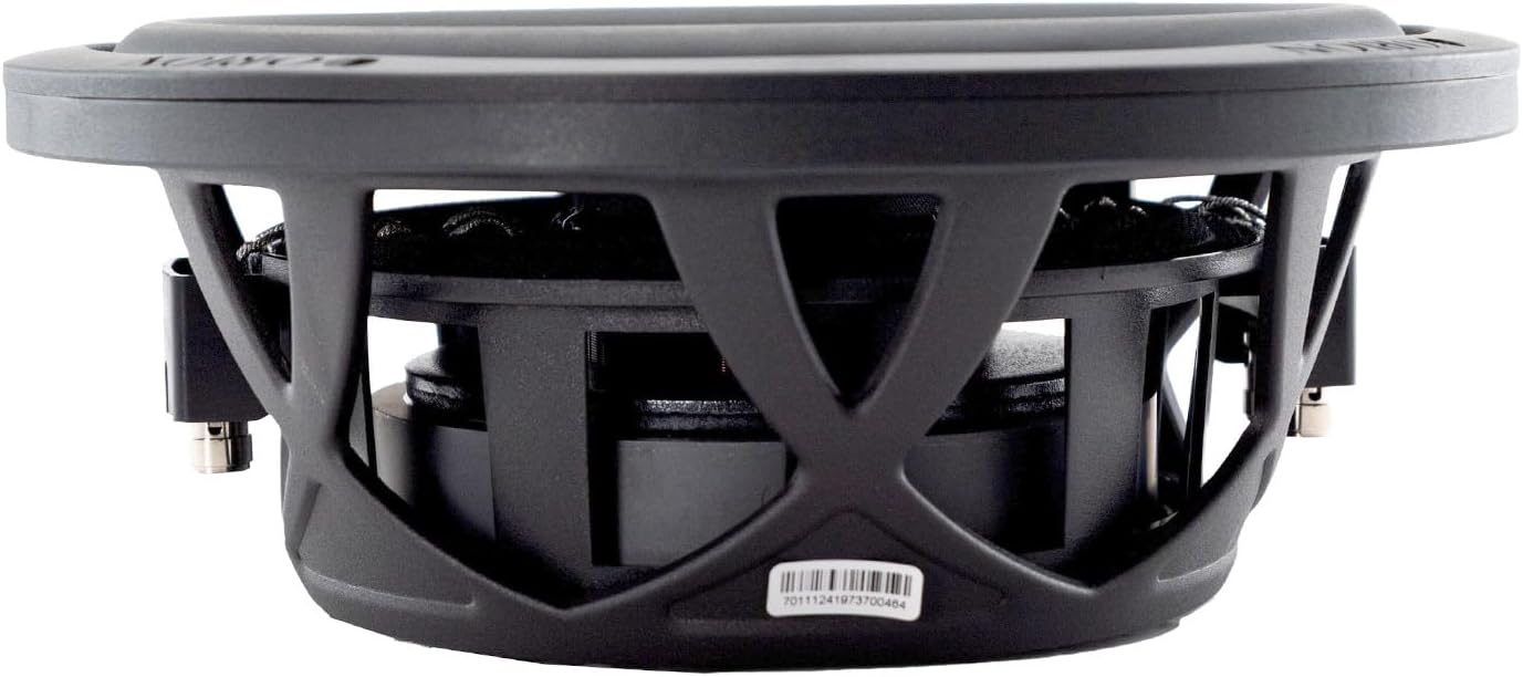 ORION XTR Series XTR10SWD4 Shallow Mount 10” Car Subwoofer, 1600W Max Power, 400W RMS, Dual 4 Ohm, UV Coated Cone, NBR Surround – Compact Slim Subwoofer for Clean Bass in Tight Car Audio Installs