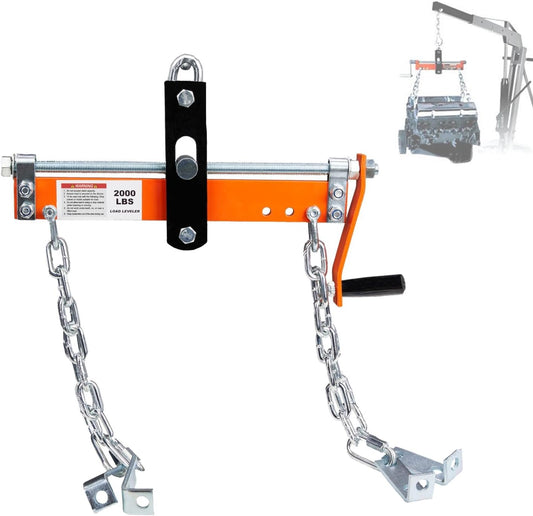 Engine Support Bar 2000 Lbs Load Lever Motor Lift Tool Heavy Duty Leveler (Lever)