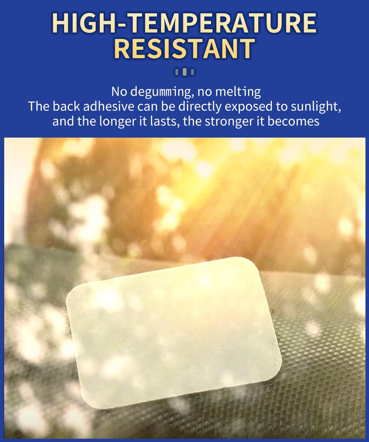 20 Sets Super Adhesive Hook and Loop Strips Heavy Duty, Made of 3M VHB, Heat Resistant Waterproof, Outdoor or Indoor Use, Black 1.2x3.2 Inch