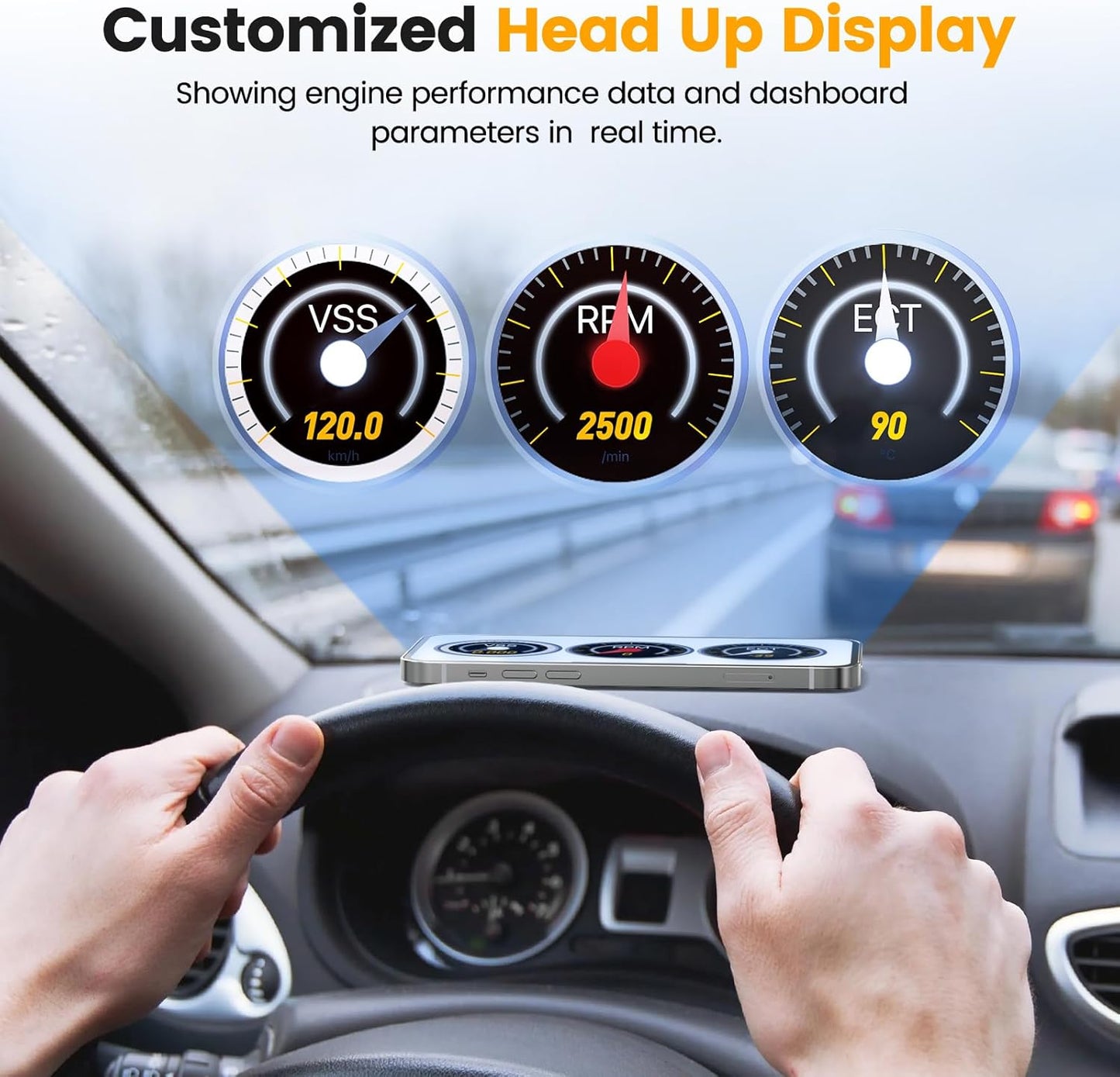 (Upgraded AD310) ANCEL AD310BT OBD2 Scanner Bluetooth - Check Engine Code Reader, Escaner Automotriz with Premium App On iOS & Android, Car Diagnostic Scanner for All Vehicles After 1996