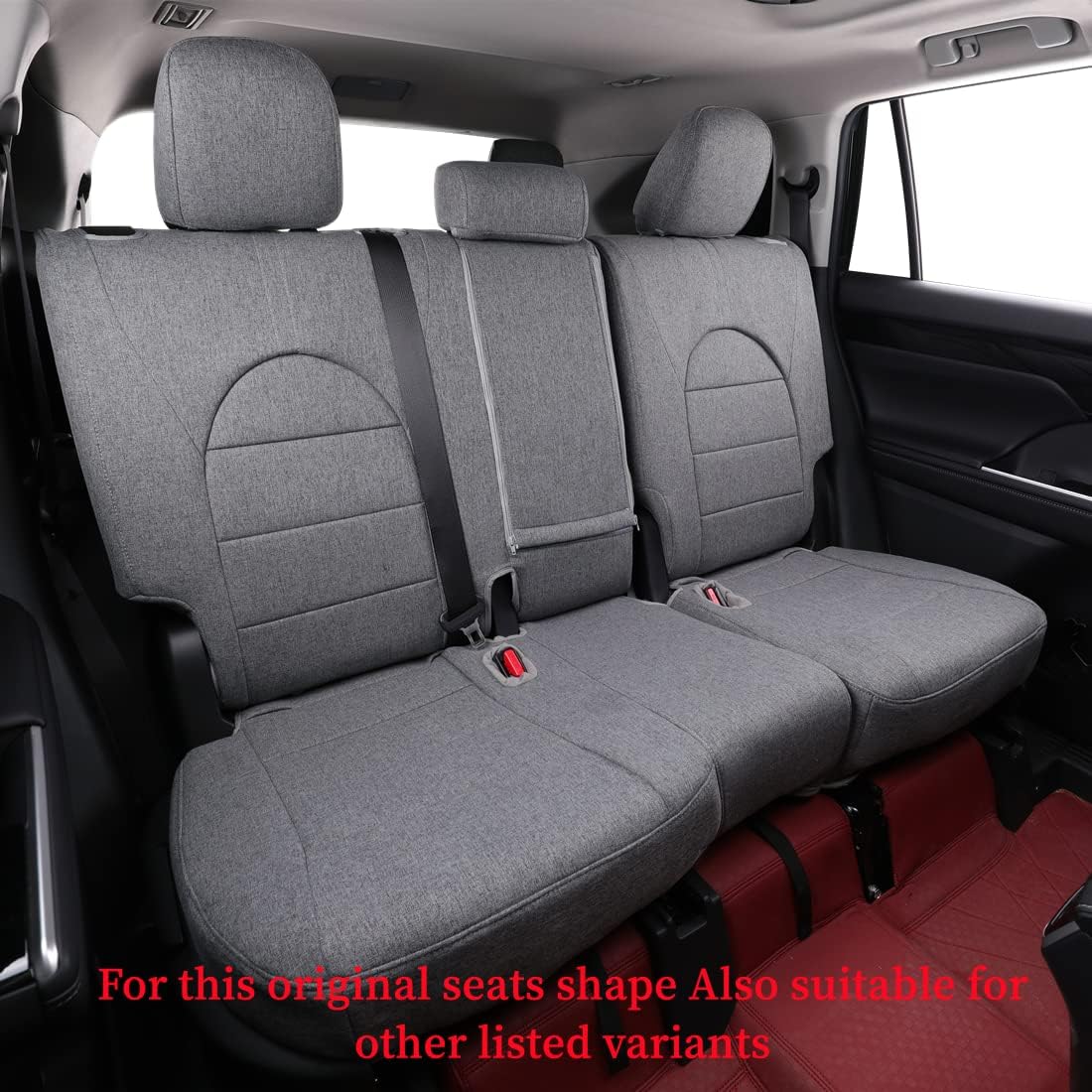 coverdream Custom Seat Covers Compatible with Select Toyota Camry SE,SE Sport,XSE 2012 2013 2014 2015 2016 2017 Models (Gray,Full Set)