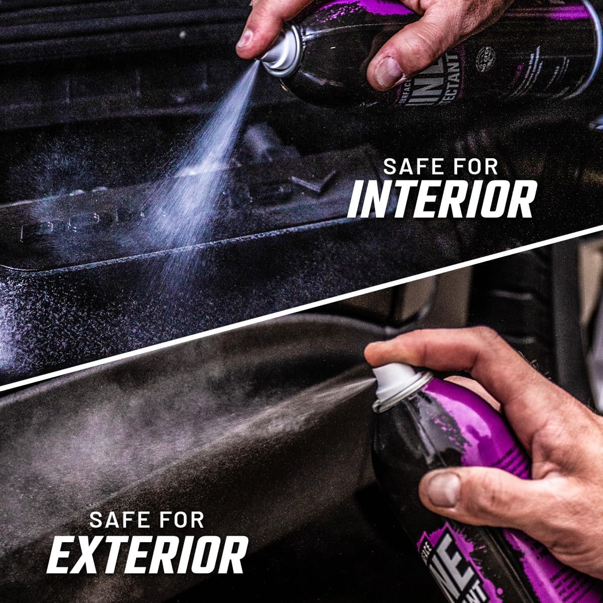 Slick Products Shine & Protectant, Long-Lasting High-Gloss Clear Coat Spray, Renew, Shine, and Protect Plastic, Vinyl, Rubber, Trim, and More (3-Pack)