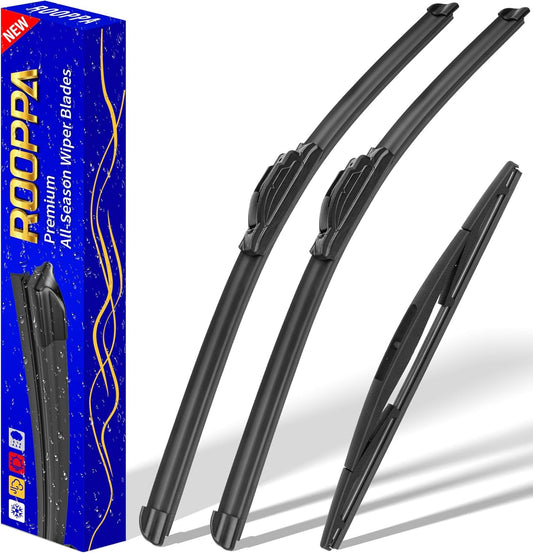 3 wipers Replacement for 2017-2023 Acura RDX Nissan Murano Infiniti QX50, Windshield Wiper Blades Original Equipment Replacement - 26"/18"/12" (Set of 3)