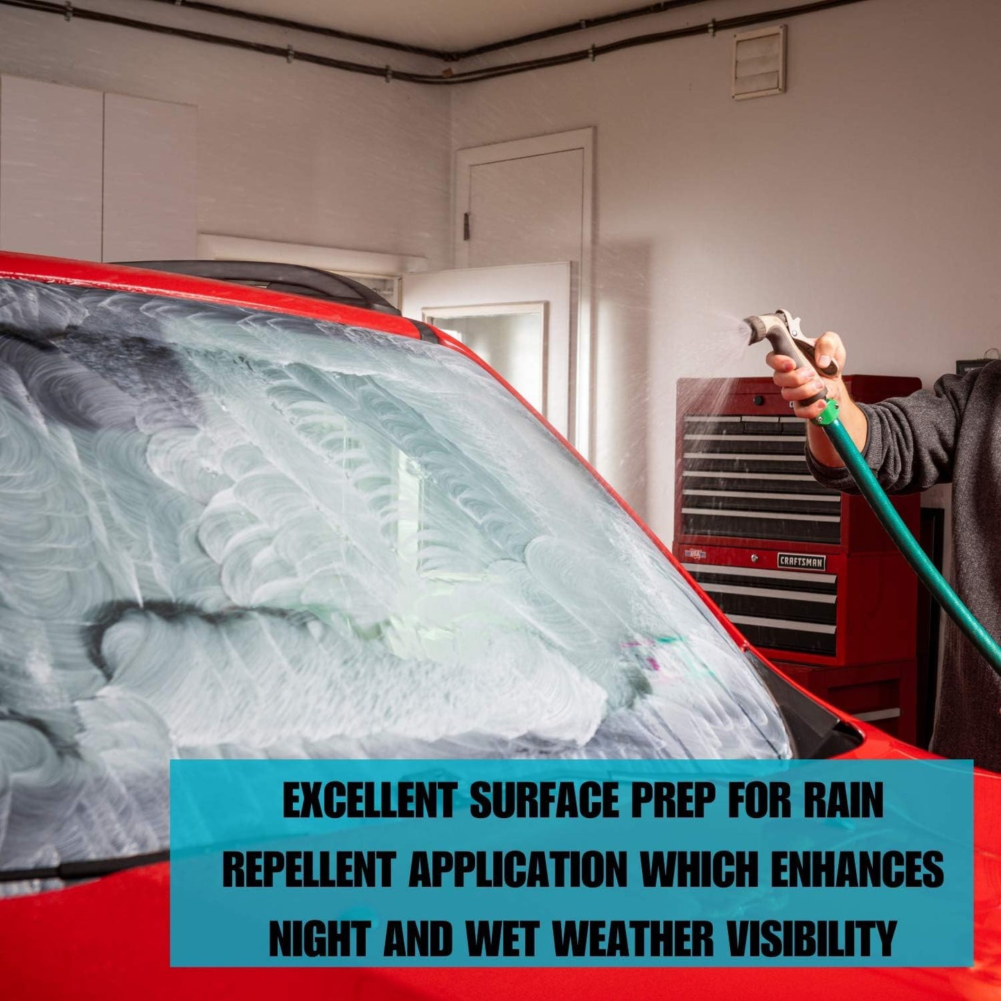 Invisible Glass 91411-6PK Glass Stripper – Hard Water Spot Remover – Strips Coatings, Waxes, Oils & Road Film – Preps Windshields for Rain Repellent & Ceramic Coating – 4 Fl Oz (Pack of 6)