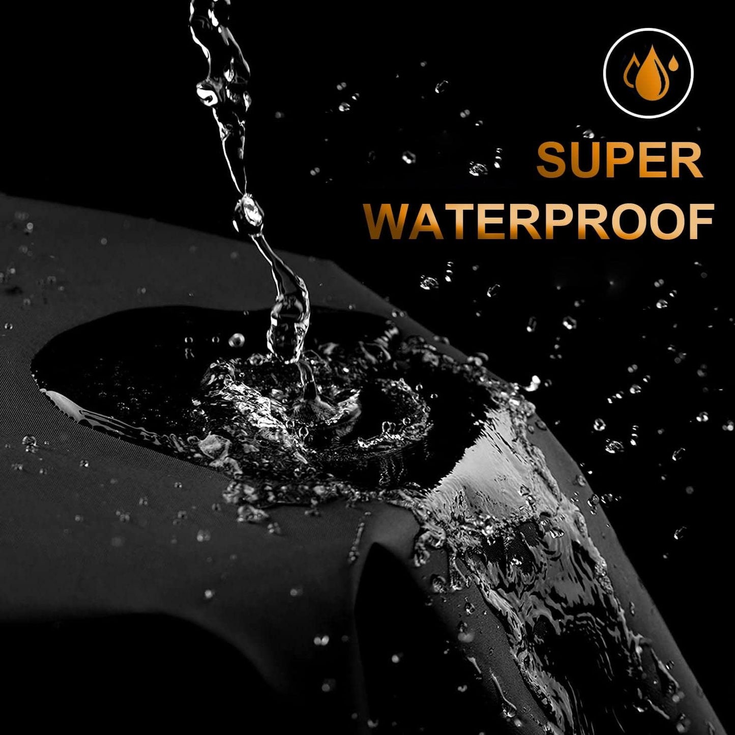 Comnova Motorcycle Cover 104 Inch, 600D Universal Motorcycles Cover Waterproof with Lock-Holes All Season, Large Motorbike Vehicle Scooter Cover for Harley Davidson, Honda, Suzuki, Kawasaki, Yamaha