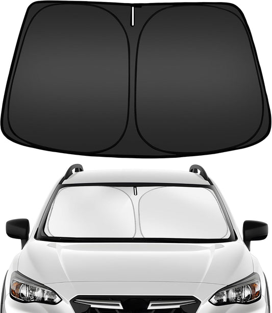 ARISMOTOR Windshield Sun Shade for S-ubaru Crosstrek 2018-2023, Custom Fit Foldable Front Window Sunshade Sun Visor Protector, Block UV Rays Keep Your Car Cooler