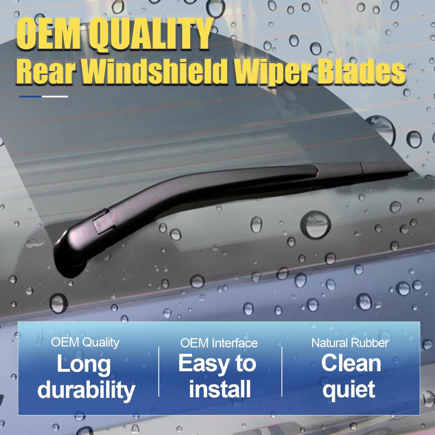 3 wipers Replacement For Subaru Ascent 2019-2021 2022 2023,Original Equipment Replacement Windshield Wiper Blades Set 26"+20"+14" (Set of 3) Top Lock