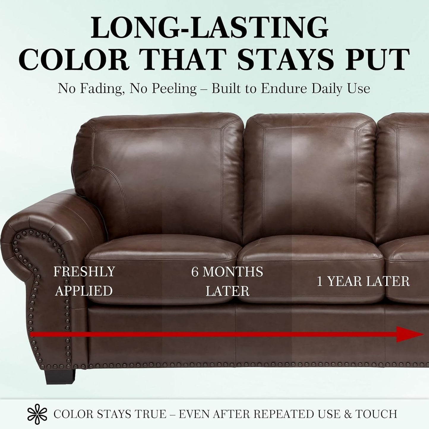 Leather Color Restorer, Leather Recoloring Balm, Scratch Remover, Leather Dye, Leather Paint with Leather Conditioner, Leather Repair Kit for Furniture Couches Car Seats Shoes,Black