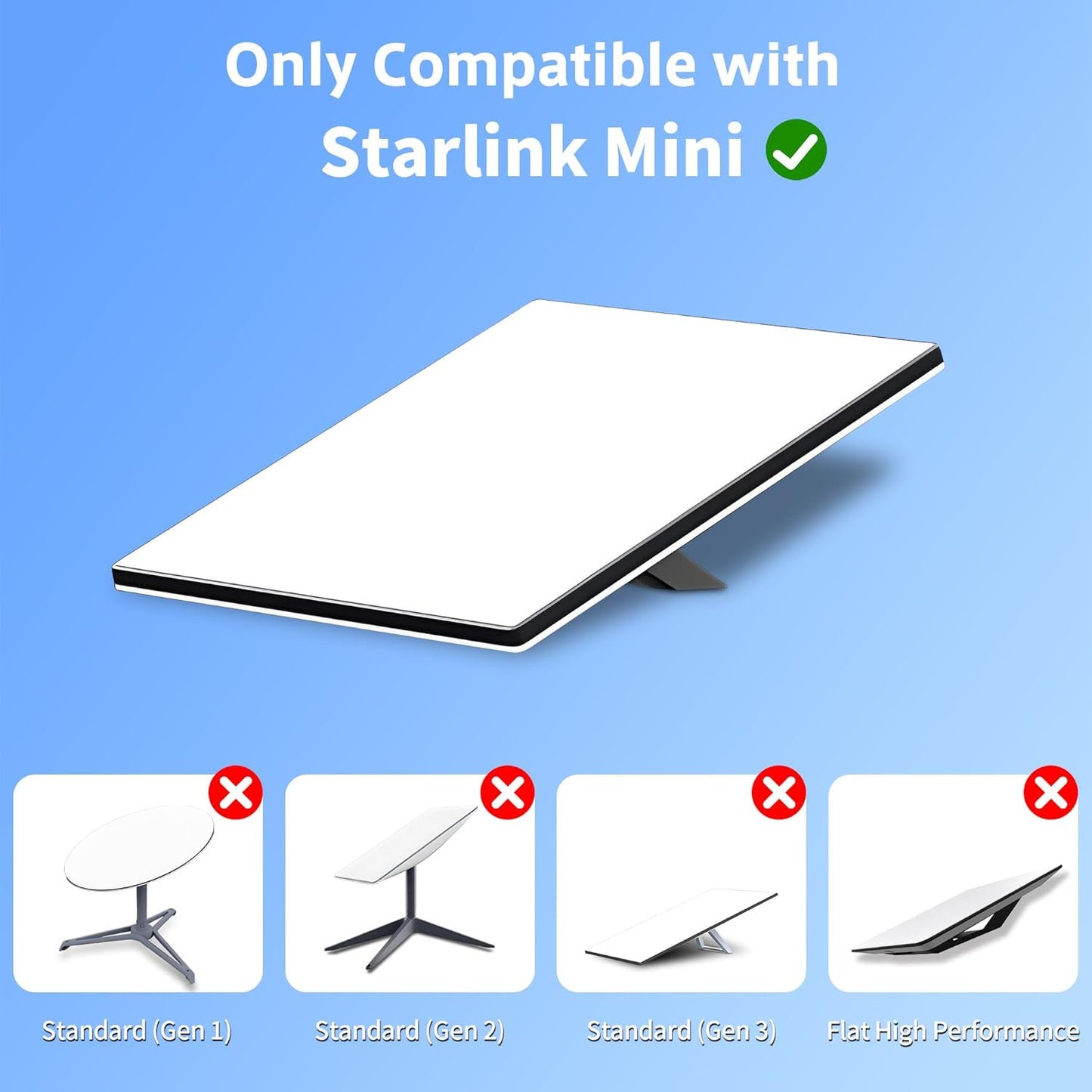 Starlink Mini Cable 12V 24V Car Adapter 10FT/3M Cigarette Lighter to DC Cord Replacement DC Power Cable 18AWG for Starlink Charging Cord Waterproof