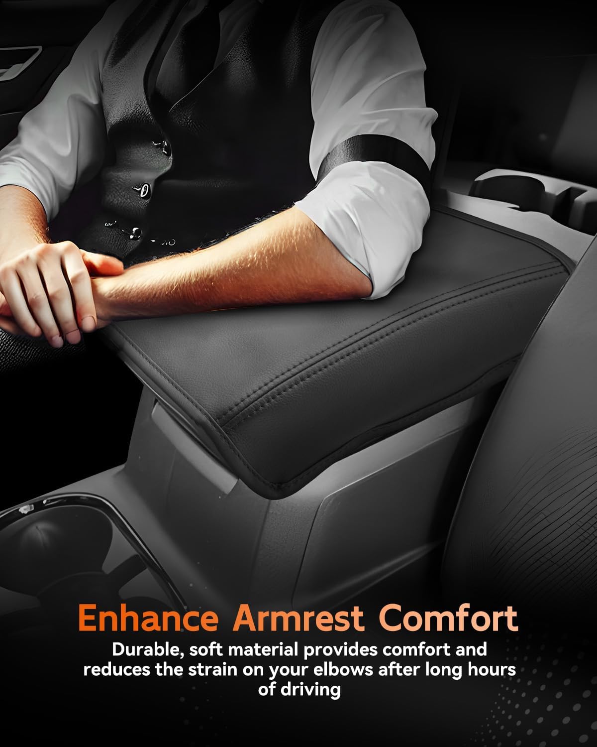 CDEFG for Chevrolet Colorado -GMC Canyon 2023-2025 2026 Center Console Cover Armrest Box Cover for Colorado/Canyon Accessories Console Arm Rest Protector