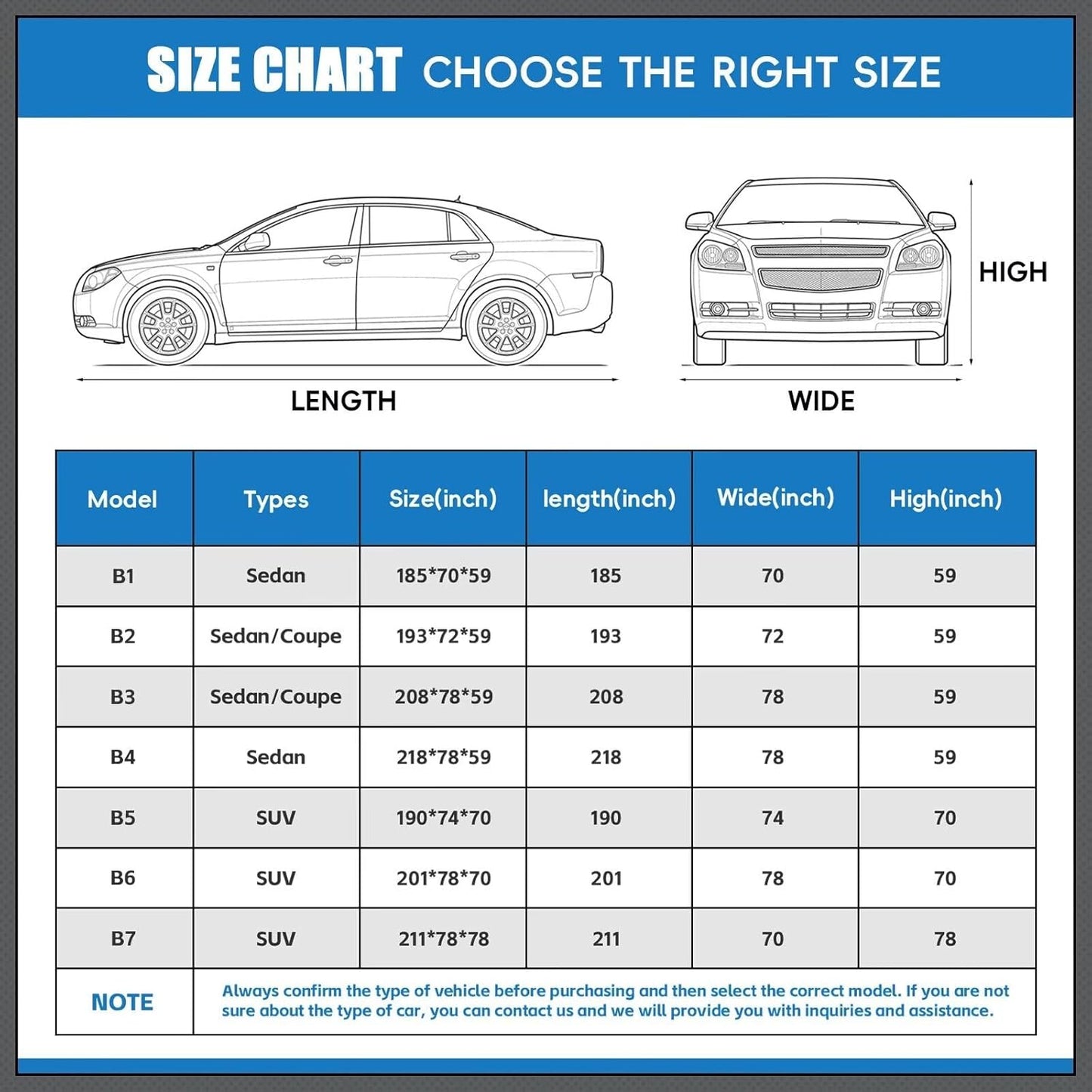 Hail Protector Car Cover, Outdoor Anti Hail Car Covers Thick Multi-Layered EVA, Hail Proof Car Cover Waterproof All Weather, Hail Protection Padded Fit Sedan/Coupe (Length 186 to 193 inch