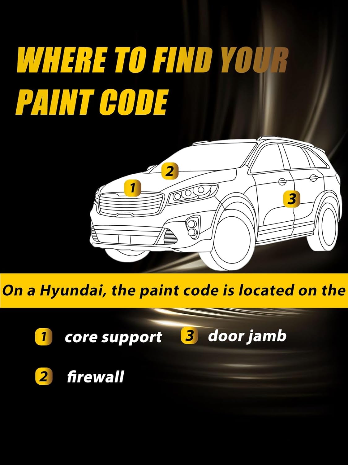 (W8/WW8) Quartz White Pearl Tricoat Touch Up Paint Compatible with Hyundai, Exact Match Car Paint Pen Automotive Scratch Repair Remover Kit Quick & Easy Solution for Vehicle Chips and Nicks