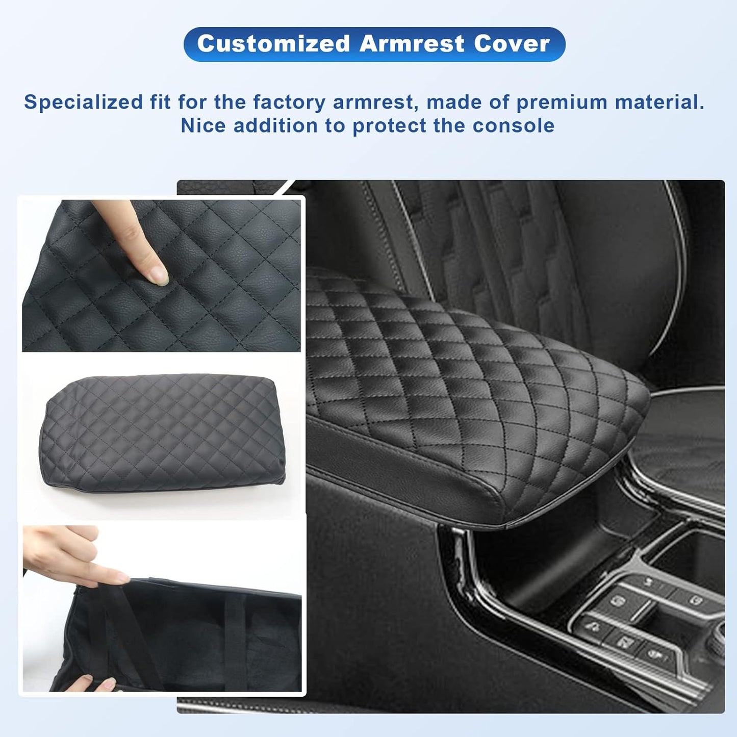 CDEFG Sorento Center Console Cover: Armrest Cover Center Console Pad for 2021 2022 Sorento Car Interior Accessories Arm Rest Protective Cover Scratch Resistance