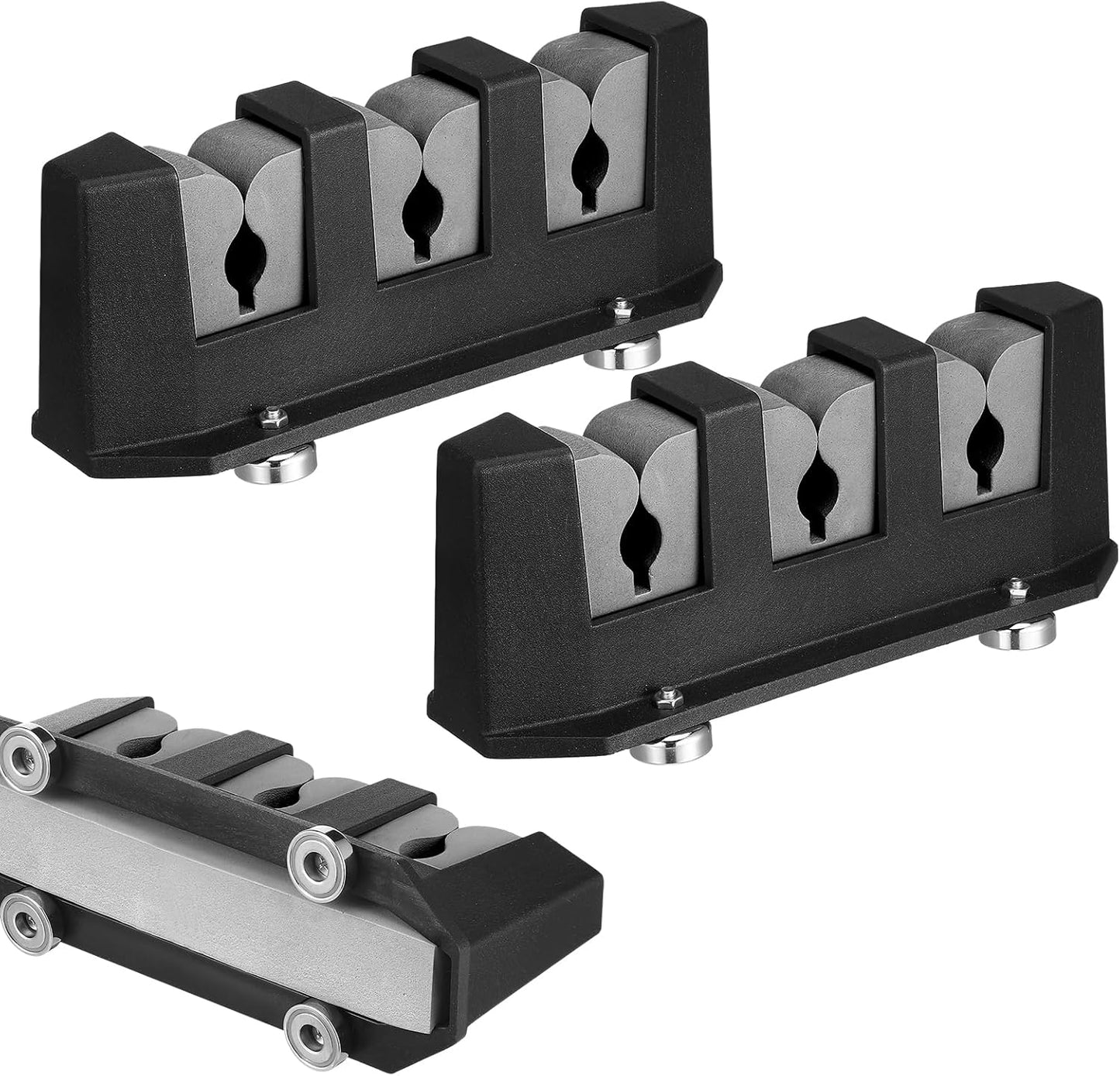 2 Pcs Magnetic Fishing Rod Holder for Car Fishing Pole Rack Vertical Rod Storage Holders for Truck Bed Boat Wall Garage Door