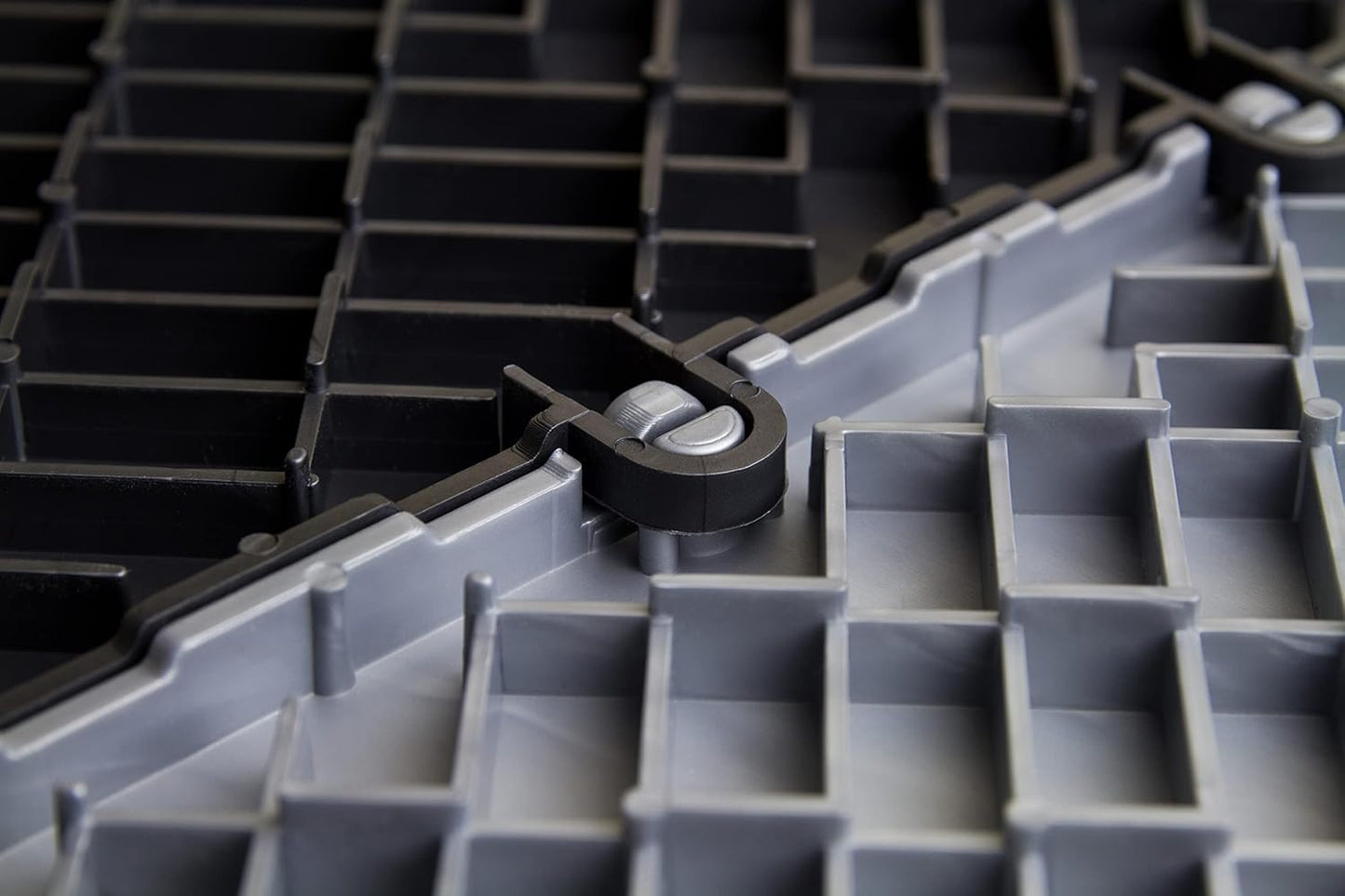 Big Floors GarageTrac Diamond, Interlocking Non-Slip Garage Flooring Tile, Durable, Modular, Heavy-Duty Copolymer, Easy Install (Red, 24 Pack of 12 x 12" Tiles)