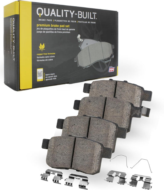 Premium Semi-Metallic Rear Brake Pads (1001-0683M) Compatible with 1991-2010 Bentley/BMW/Land Rover (330Ci/330i/330xi/740i/740iL/750iL/M3/M5/Range Rover/X3/X5/Z4/Z8 & More)