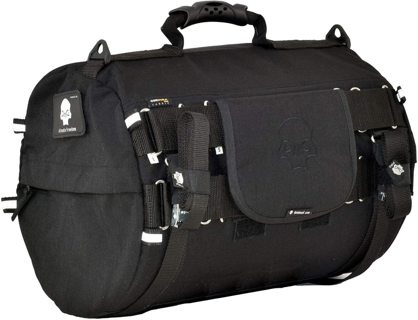 TUBE motorcycle travel luggage, made of waterproof Cordura, 11.3 gallons capacity, motorcycle seat/rack/sissy bar bag