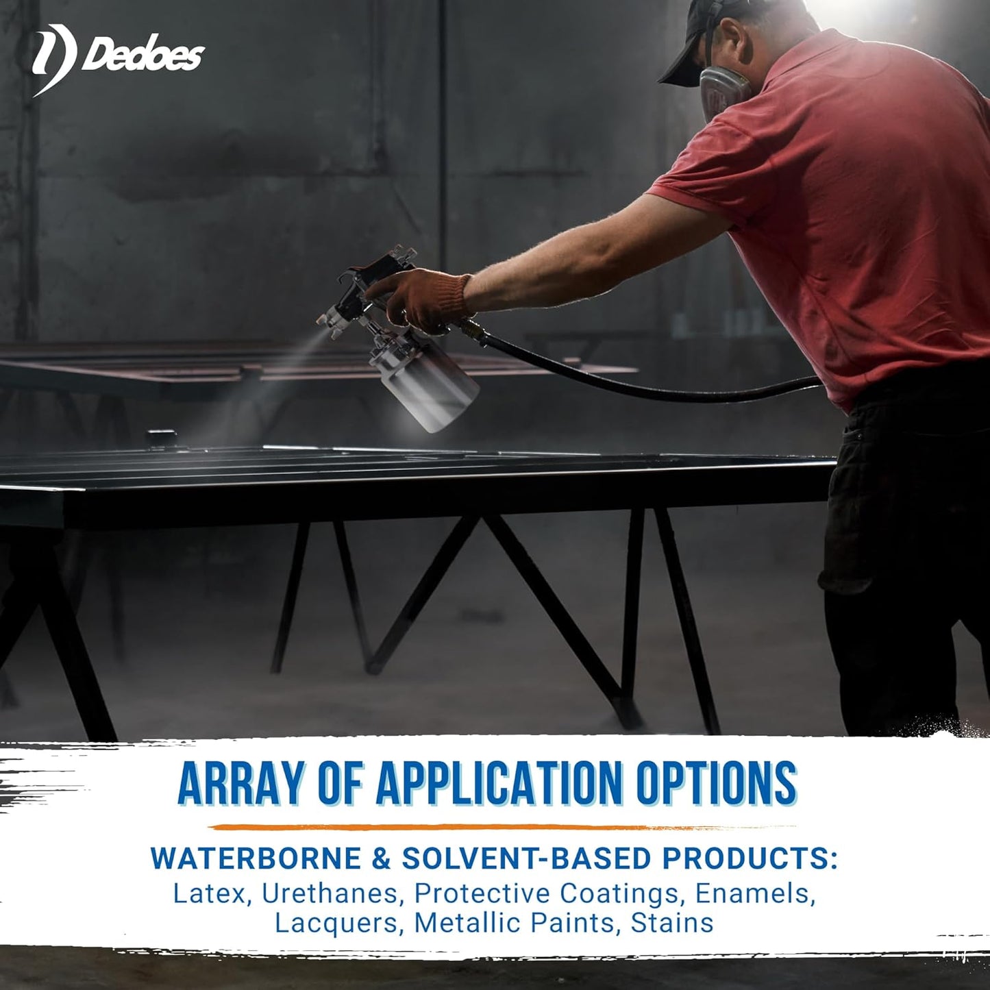 Industries - 2.0 mm Siphon Feed Spray Gun with 1000 ml Metal Cup - Precision LVLP Paint Sprayer - Professional & DIY Projects - Efficient Painting Tools - Consistent Finish