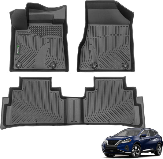 ANBINGO®Floor Mats Fit for Nissan Murano 2024-2017.5 All Weather Mats for Murano TPE Car Mat Rugs for Nissan Murano Rubber Trunk Carpet for Murano Automotive Accessories