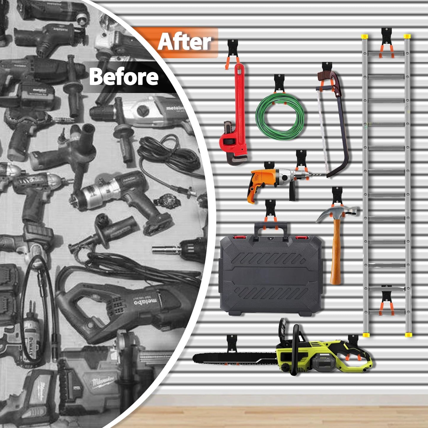 3-H Slat Wall Hooks 12 Pack 4.5 Inch, Slatwall Hooks U Shape,Slatwall Accessories Heavy Duty for Space Saving Used as Proslat Accessories(Orange)