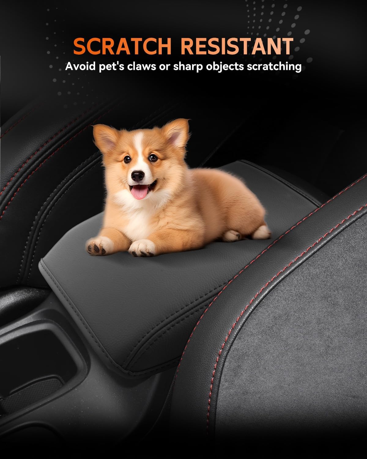 CDEFG for Subaru WRX 2024-2025 Center Console Cover Armrest Box Cover for WRX (Premium, Limited, tS, GT) 2024 2025 Accessories Console Arm Rest Protector -Only Fit 6 Speed Manual