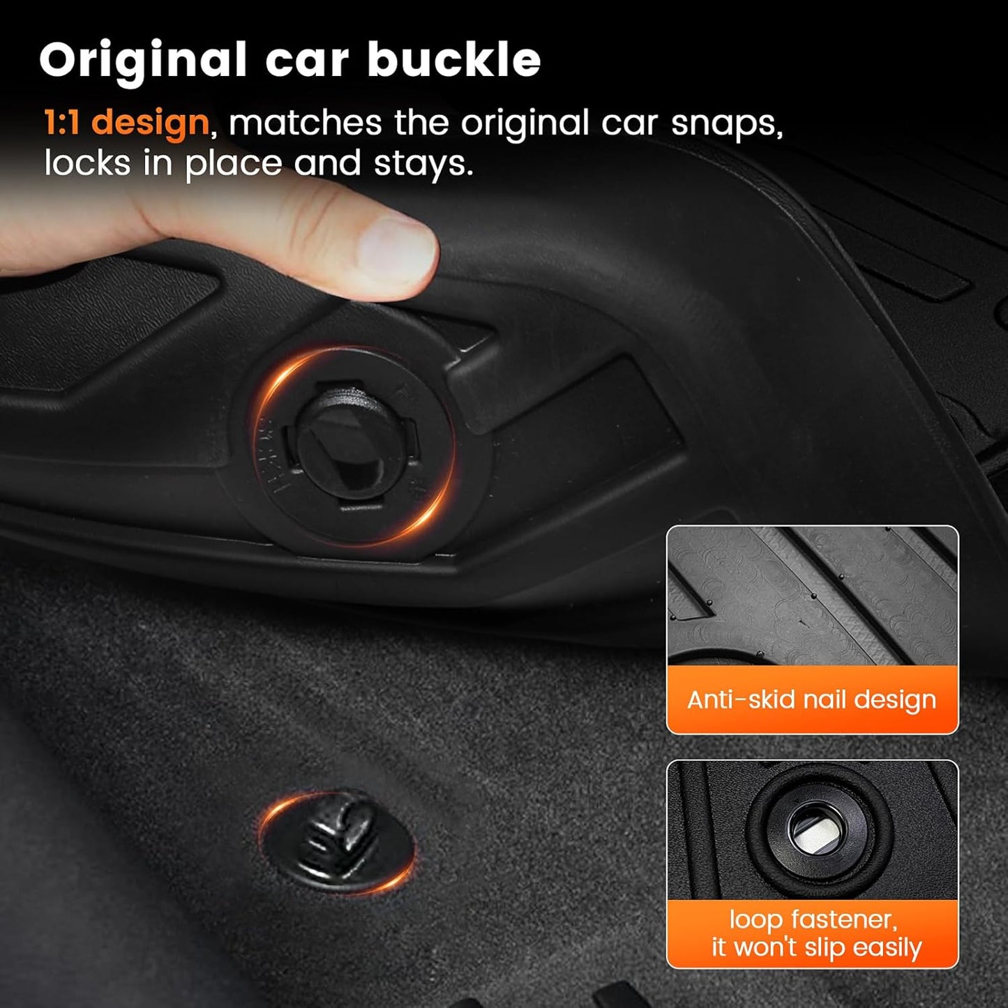 KMF Custom Fit Floor Mats for Subaru Forester 2025 Accessories, All Weather Forester Mat TPE Waterproof Car Floor Liners - Front & Rear 2 Row, Anti-Slip Deep Grooves Car Mats Full Set