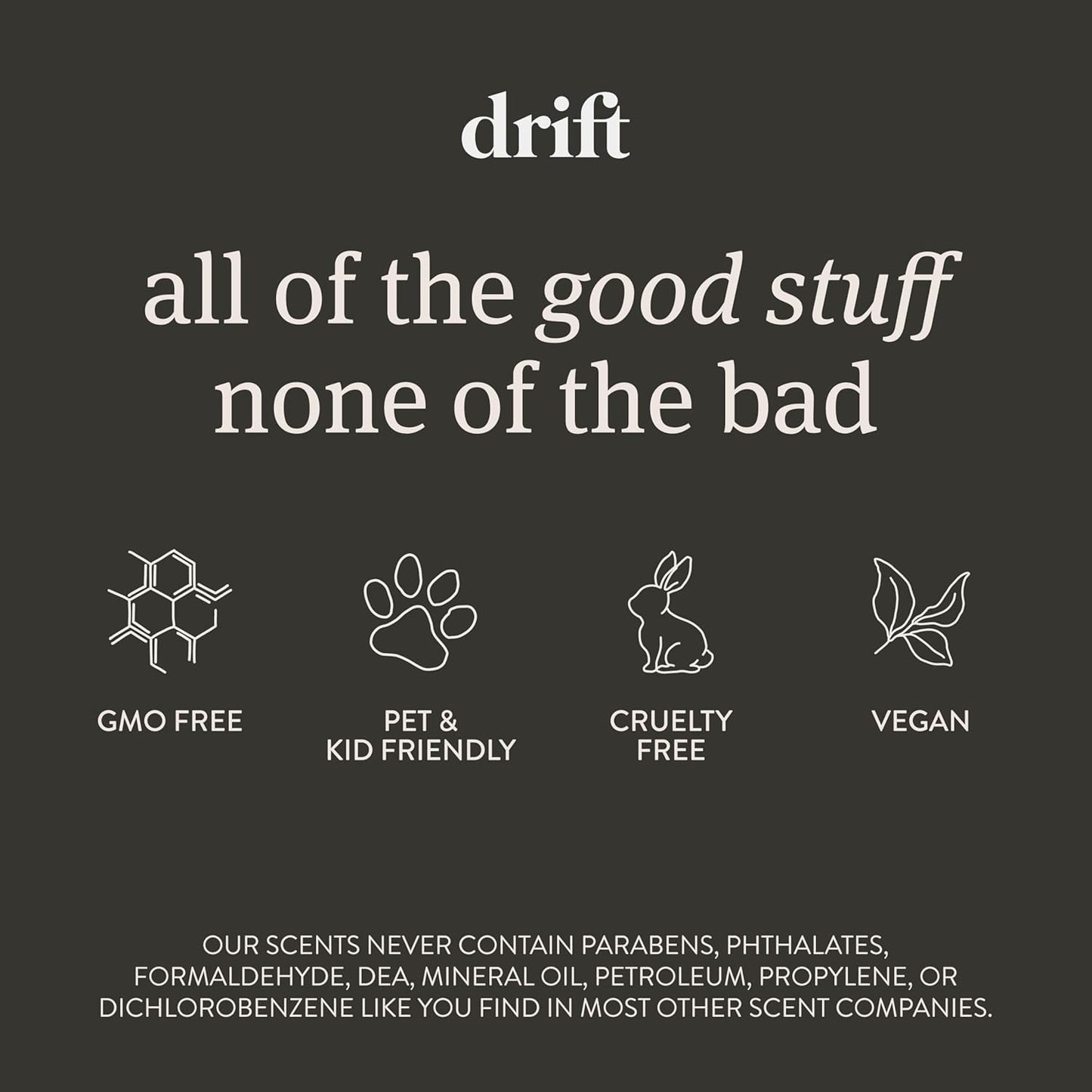 Drift Car Air Freshener - Wood Air Freshener - Car Odor Eliminator - Cabana Scent Starter Kit