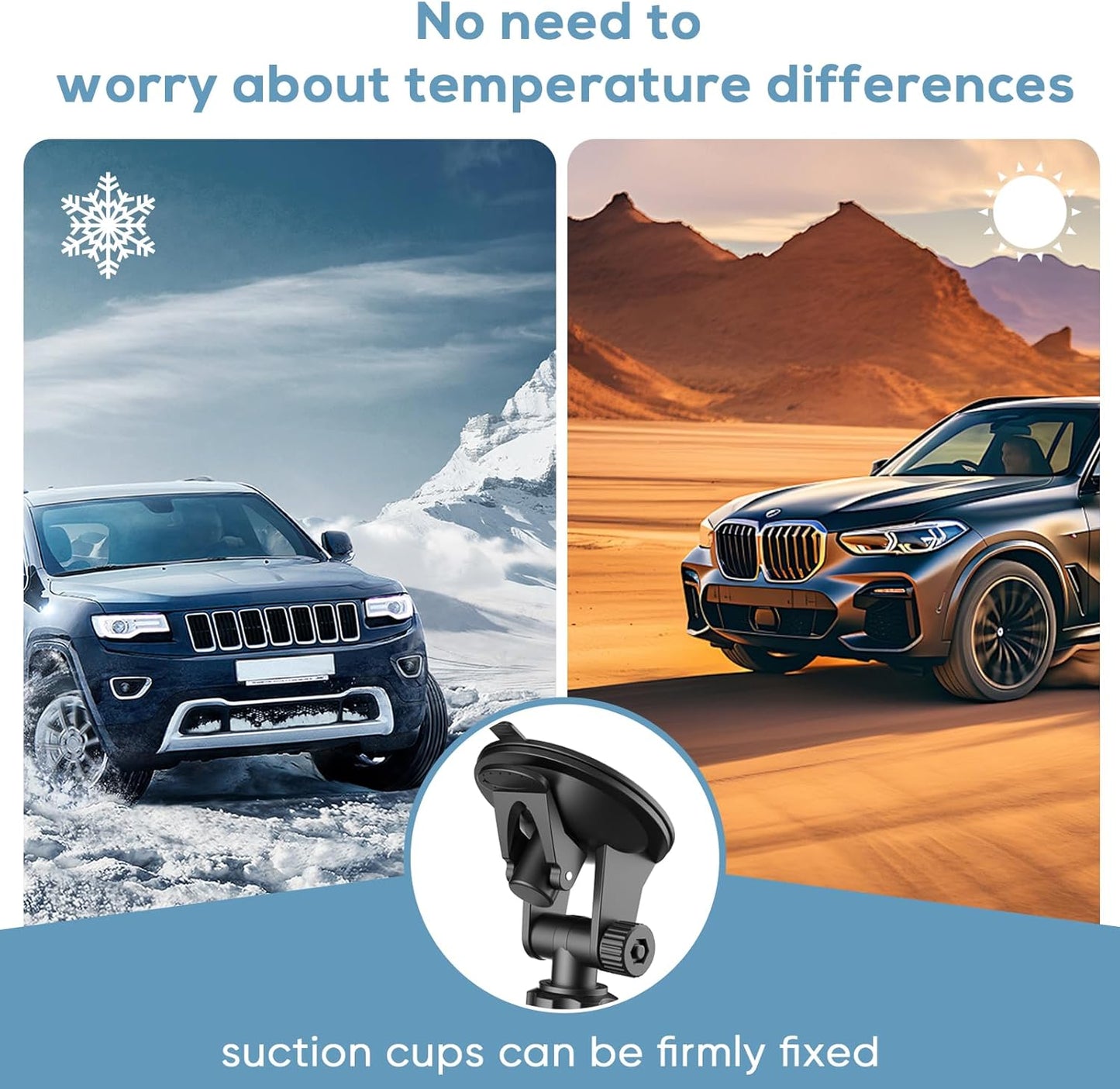 Suitable for Escort IX、IXc、Max 3、Max360C、360MarkII、2020 Max 360 Super Suction Windshield Radar Detector Suction Mount (Used to Connect Ez Magnet to Radar)