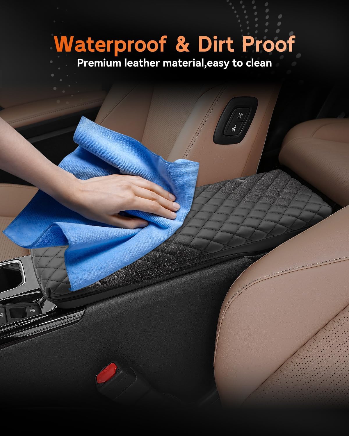 CDEFG for 2025 2026 Toyota Camry Center Console Cover Armrest Box Cover for Camry (LE, SE, XLE, XSE) Accessories Arm Rest Protector