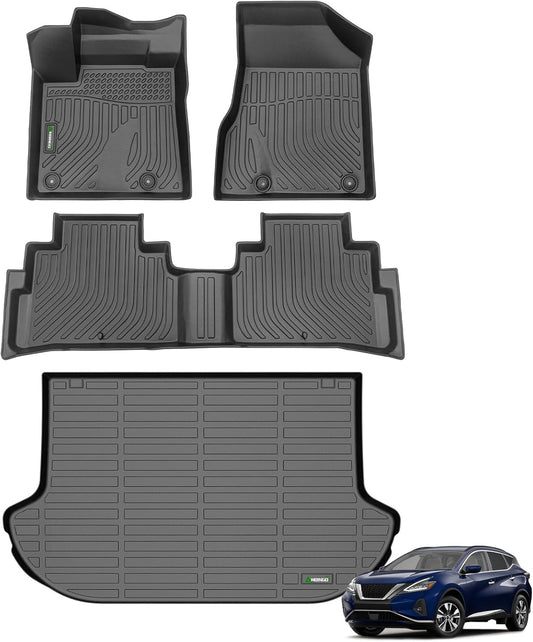 ANBINGO®Floor Mats Fit for Nissan Murano 2024-2017.5&Cargo Liners All Weather Mats for Murano TPE Car Mat Rugs for Nissan Murano Rubber Trunk Carpet for Murano Automotive Accessories