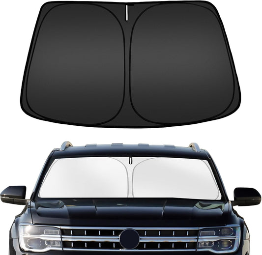 ARISMOTOR Windshield Sun Shade for Volkswagen Atlas 2018-2025, Custom Fit Foldable Front Window Sunshade Sun Visor Protector, Block UV Rays Keep Your Car Cooler