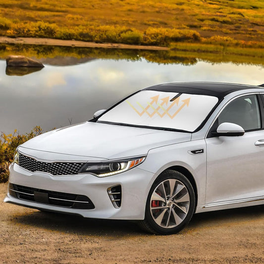 Sunshade Custom Fit for Optima Windshield Sun Shade for 2016-2020 Kia Optima Accessories Front Window Shield Protector Sun Visor Cover Foldable Blocks UV Rays Keep Your Car Cooler