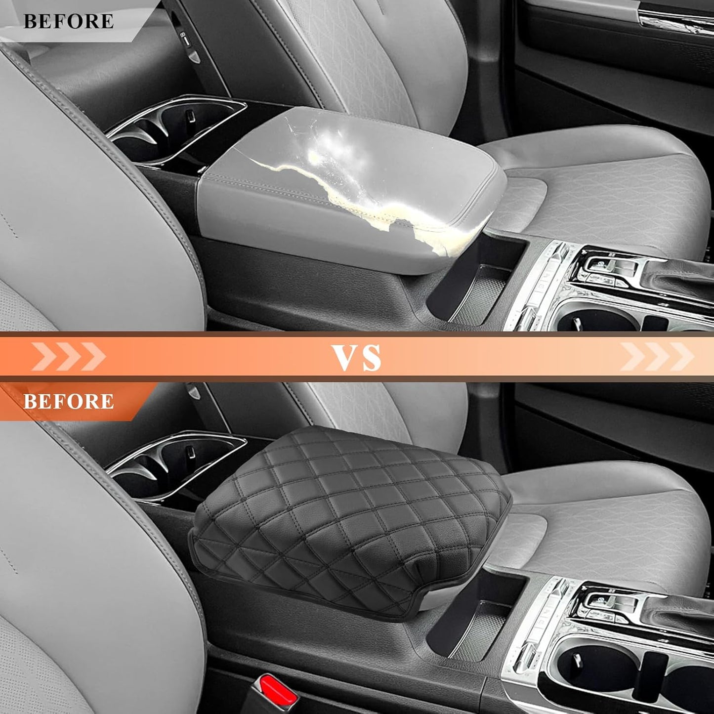 CDEFG for Kia Carnival 2022-2026 Center Console Cover Armrest Box Cover for 2022 2023 2024 2025 2026 Carnival (LX, LXS, EX, SX, SX Prestige) Accessories Console Arm Rest Protector