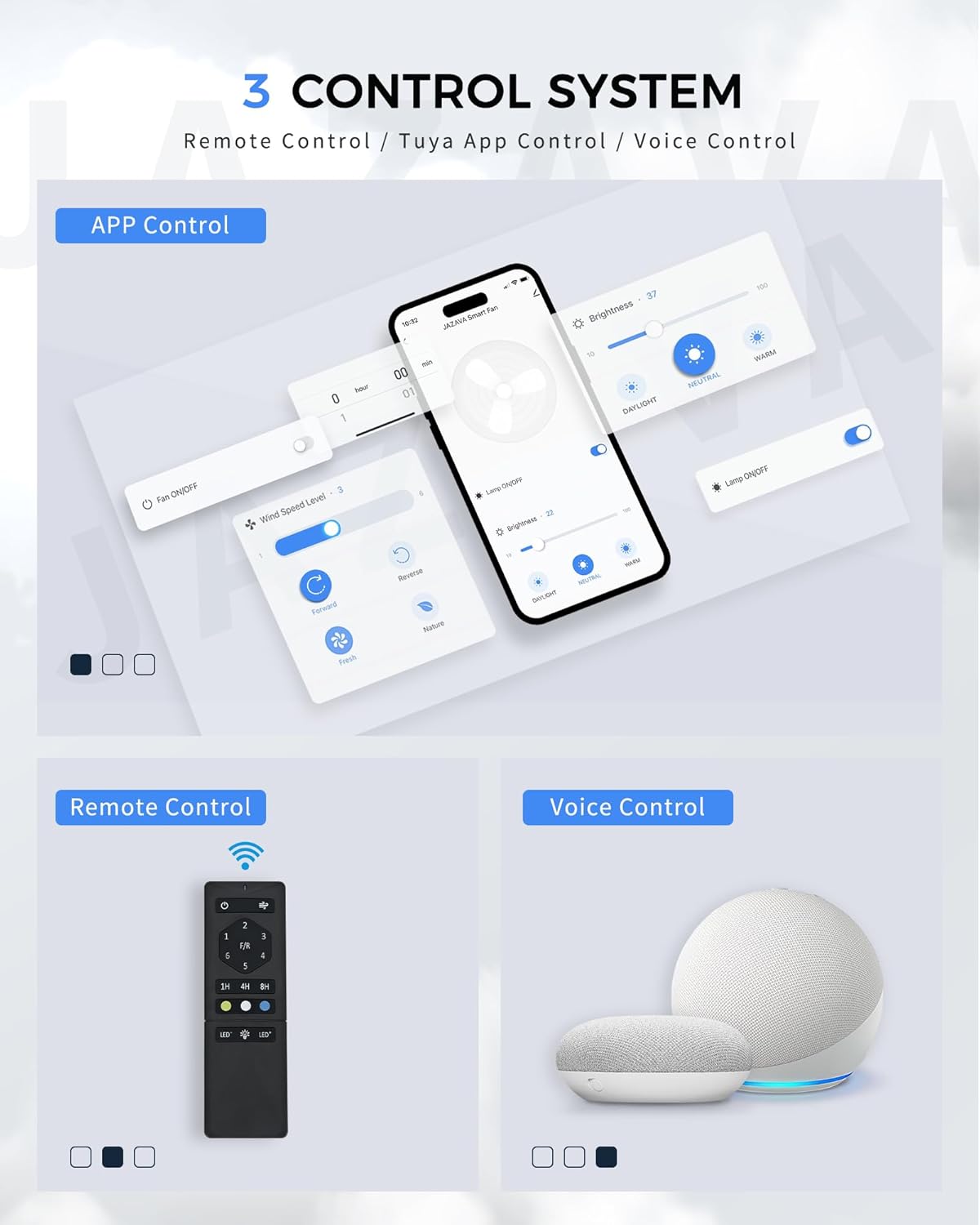 Industrial Ceiling Fan With Light,72 Inch Black & Gold Ceiling Fan With 8 Aluminium Metal Blades,Works with Voice Control,Ideal for Garage and Outdoor Spaces,CF04BGB-72