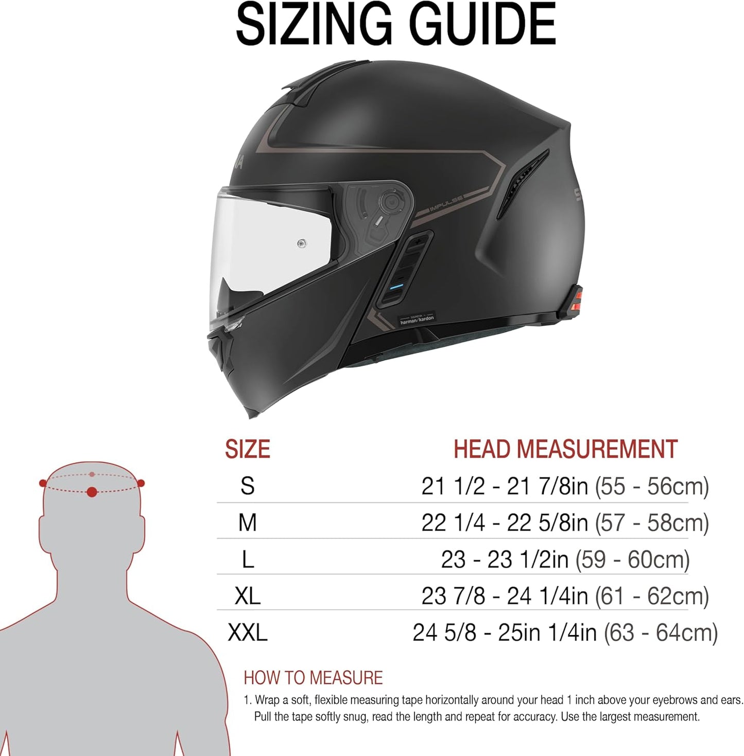 Sena Impulse Modular Motorcycle Smart Helmet (Gloss White, Large)