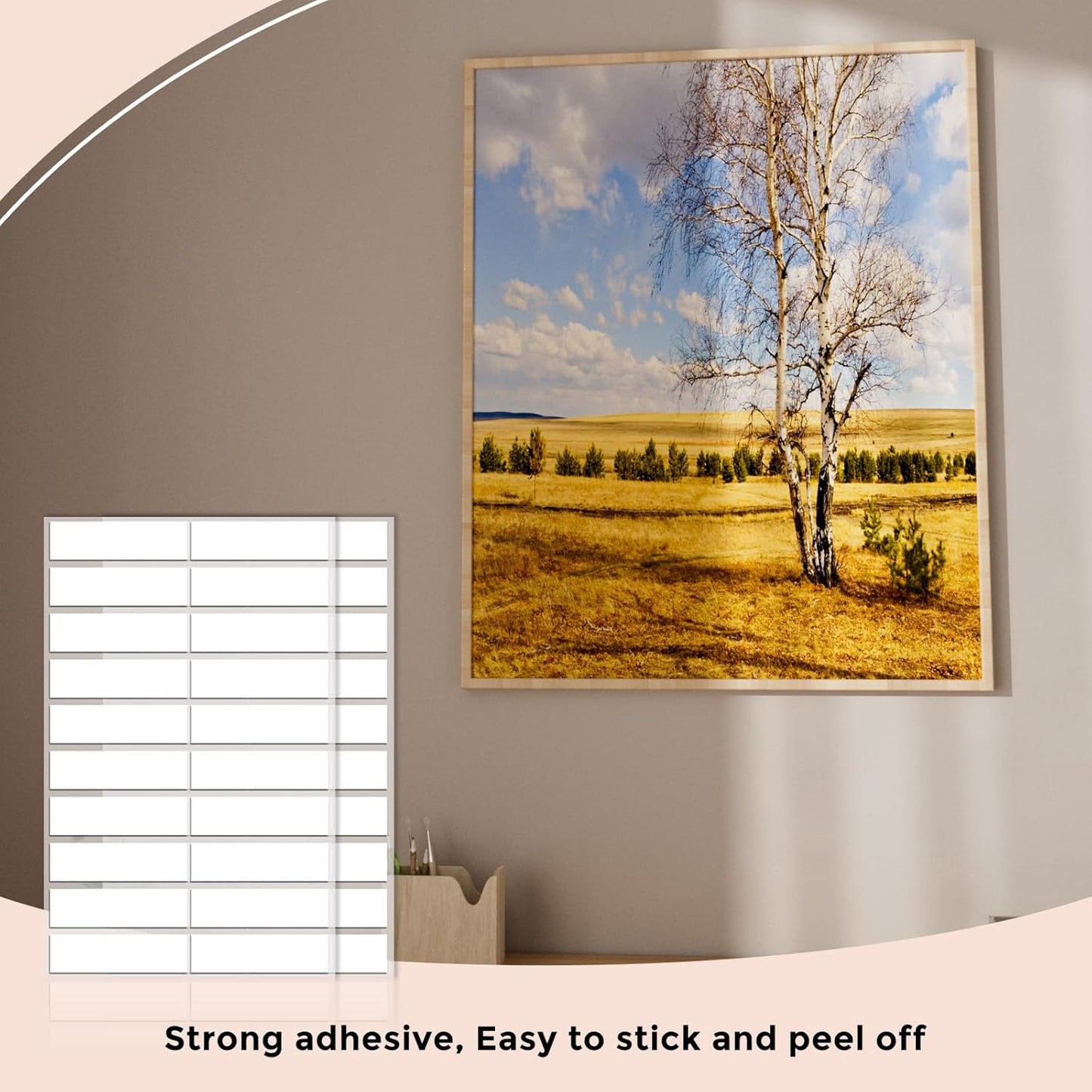 520pcs Double Sided Tape Wall Nano Sticky Dots Mounting Putty Two Sided Adhesive Strong Sticky Tack Multi-Shape Museum Putty No Traces - Crafts Poster Decoration Picture Hanging Crafting Party