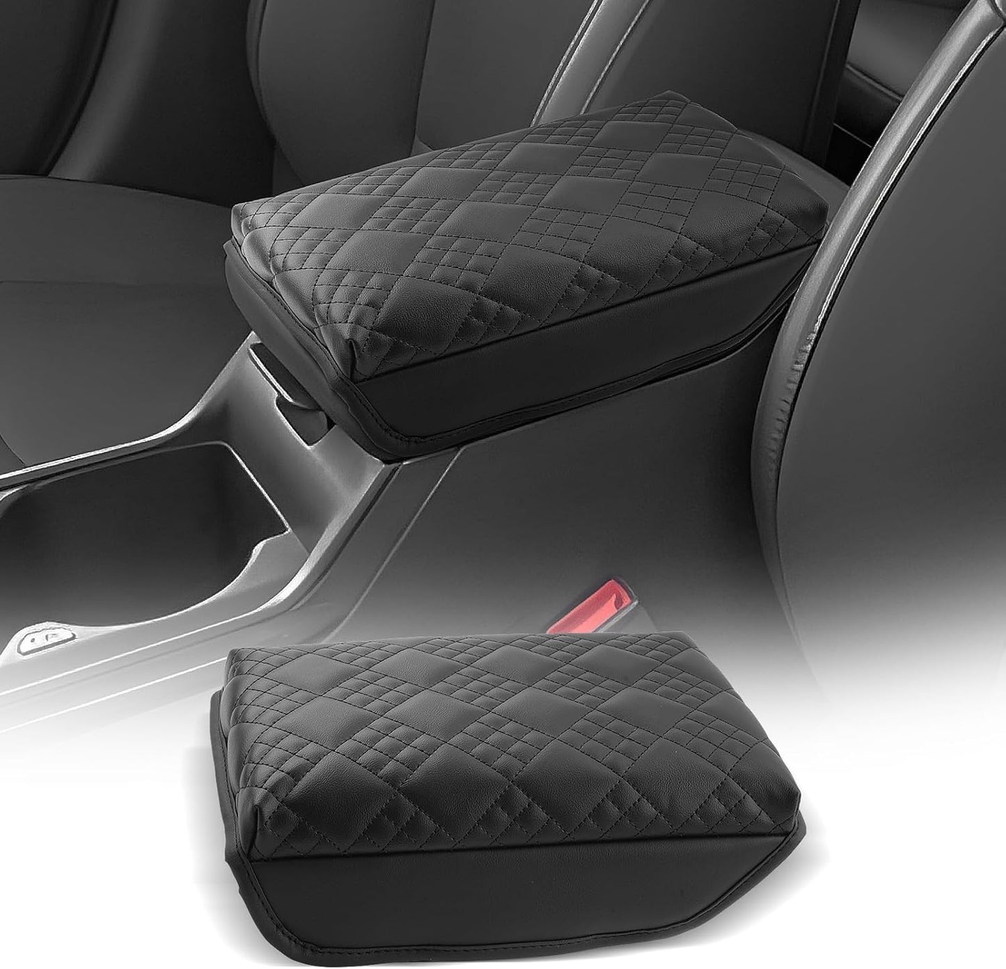 CDEFG for 2025 Kia K4 Center Console Cover Armrest Box Cover for K4 (LX, LXS, EX, GT-Line, GT-Line Turbo) 2025+ Accessories Console Arm Rest Protector Thickened