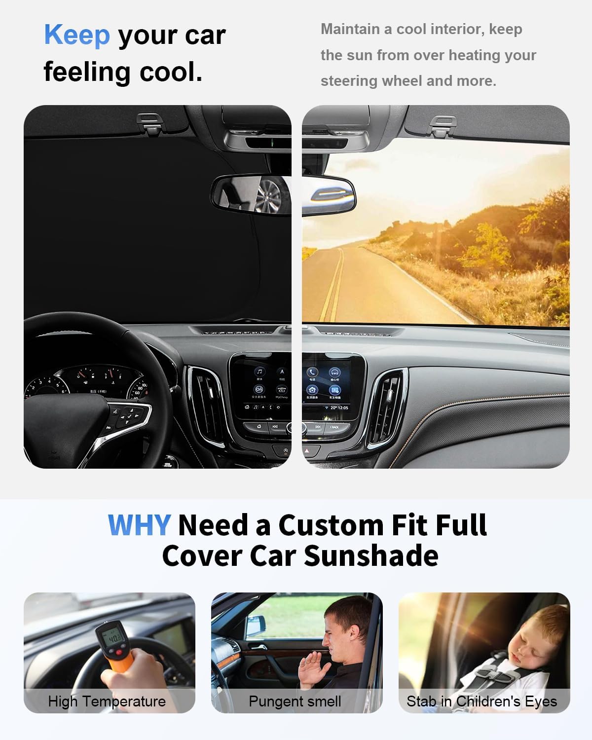 for Lexus 2024 Car Windshield Sunshade Foldable Sun Shield for Lexus LS GX 2022 2023 Windshield Cover for LS400 LS460 GX400 GX460 GX470 LX Serie Front Window Protector 240T Reflective Car Accessories