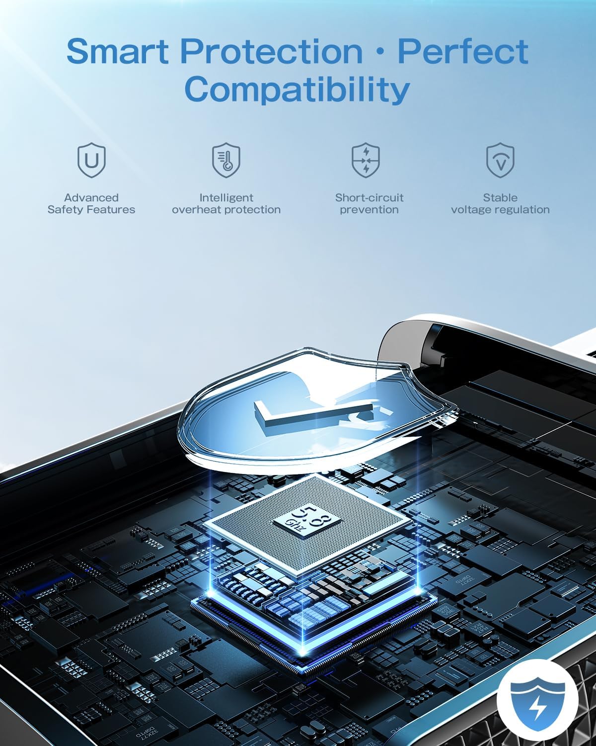 Wireless CarPlay Adapter for iPhone, 3X Faster Auto-Connect, No Lag, Plug & Play with Bluetooth 4 & WiFi 6, Mini Dongle, Includes USB & USB-C Extension Cable, Stable Wireless Conversion