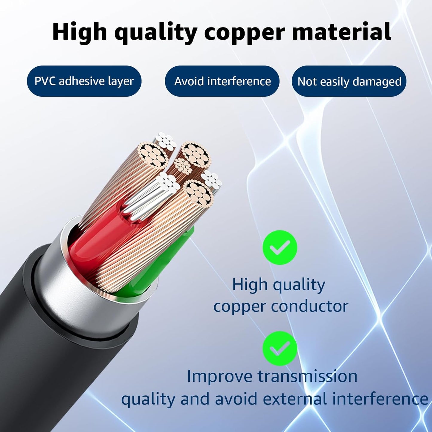 3.3FT USB to RJ11 Plug Cable,Radar Detector Cable Compatible with Escort Uniden Beltronics Radenso XP Cobra Whistler,Replacement Power Cord for Radar Detectors