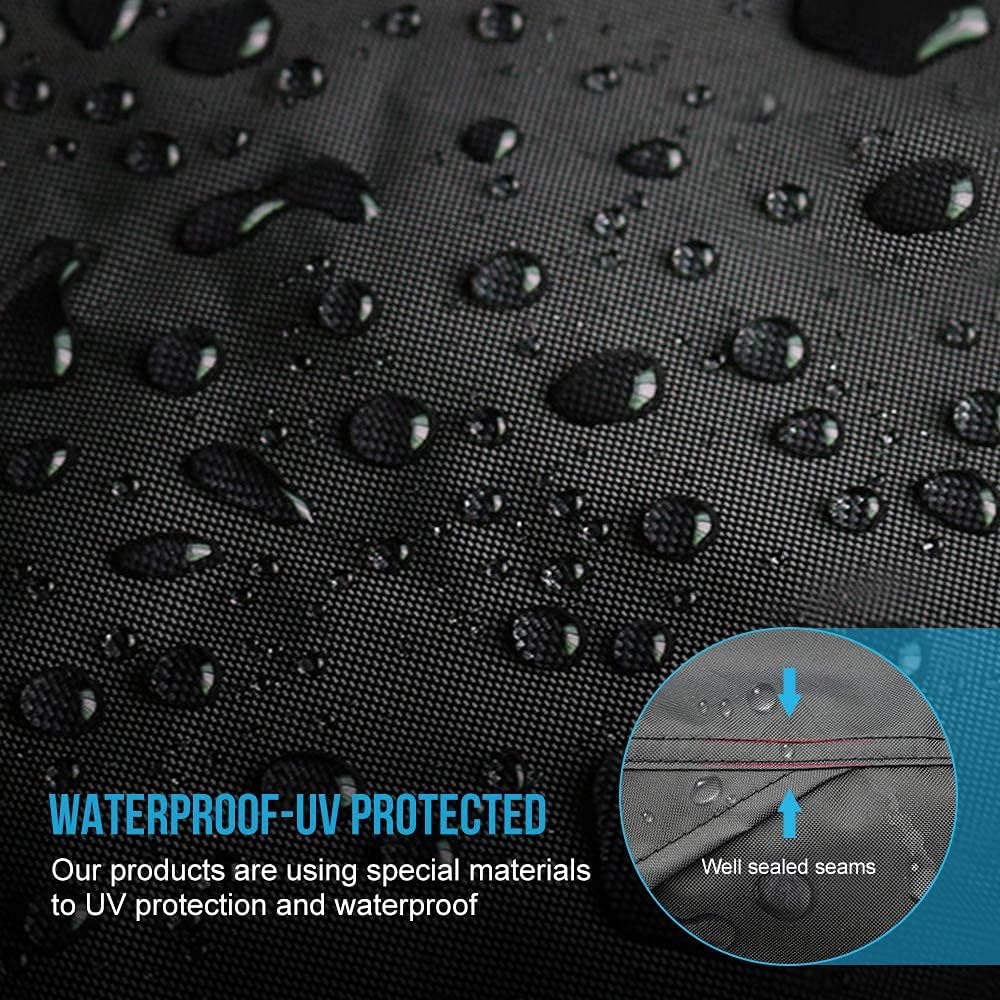 ATV Cover Waterproof Heavy Duty 4 Wheeler Cover Quad Cover All Season Weather Proof Outdoor UV Protection for Polaris Kawasaki Yamaha Honda 59x39x39 inch(Youth)