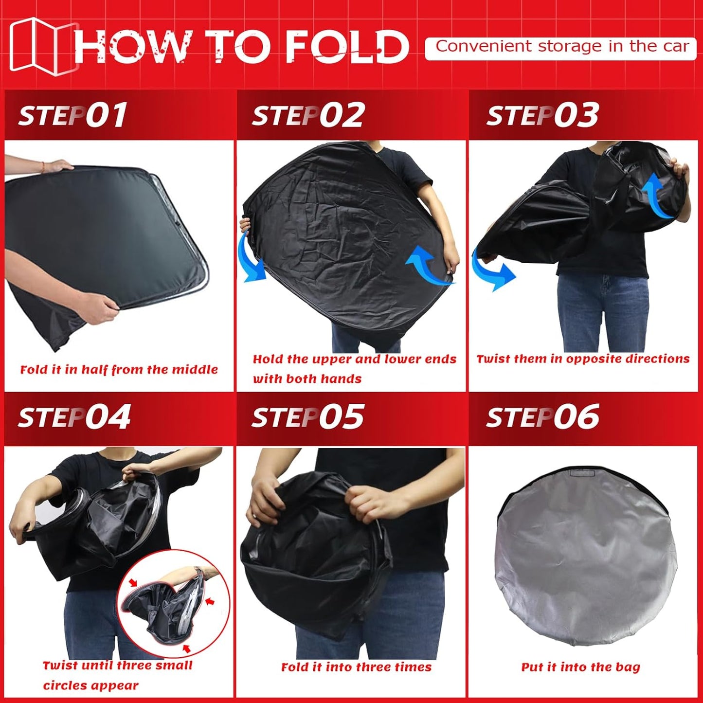 KAYZT Windshield Sun Shade for 2022 2023 2024 2025 Ford Maverick Foldable Sunshade Front Window Custom Fit Car Accessories