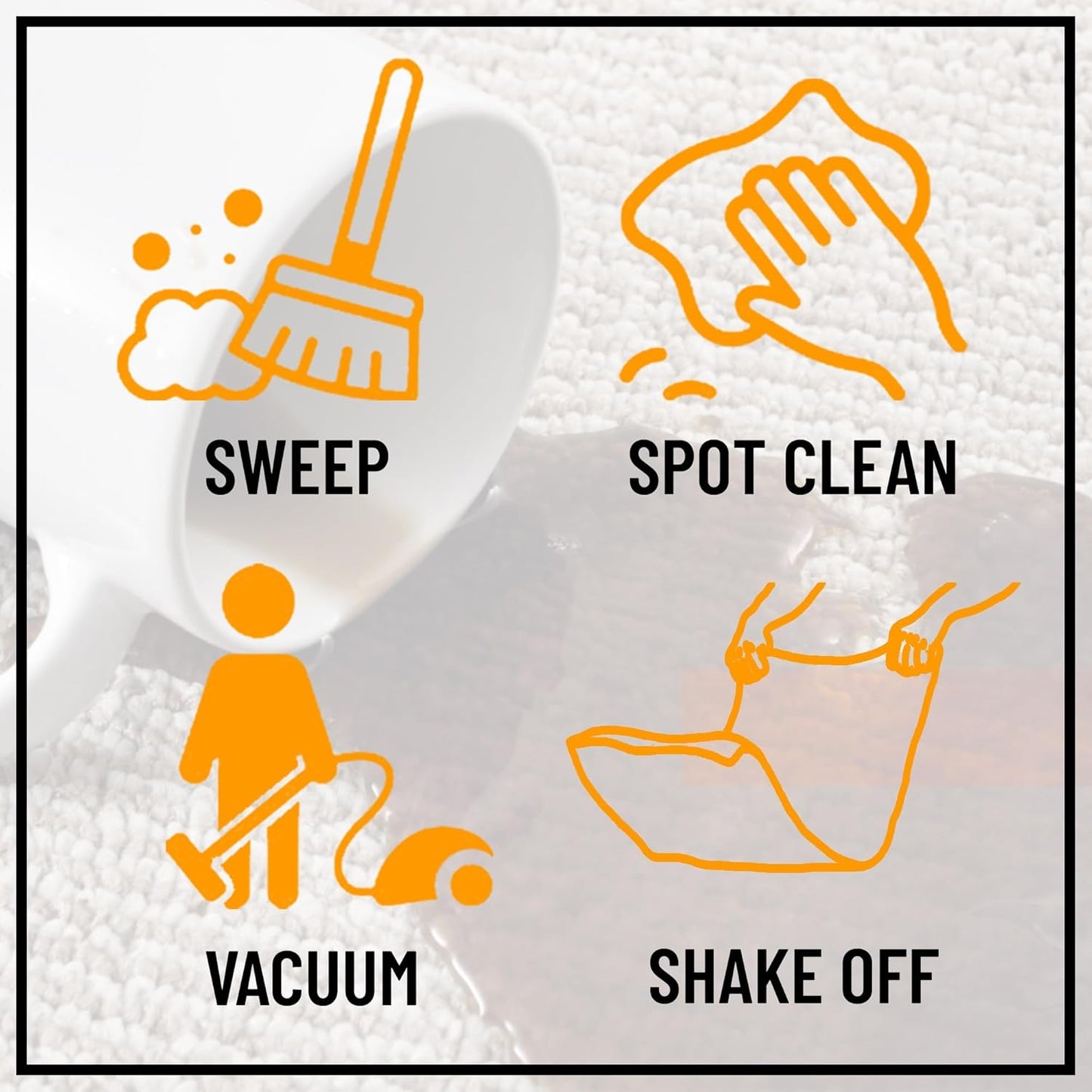 Ottomanson 20" x 59" Laundry Room Rug - Non-Slip Mat for Laundry & Mudroom - Durable, Stain-Resistant, and Easy to Clean - Perfect for High-Traffic Areas - Runner Rug for Entryway Bathroom, Red