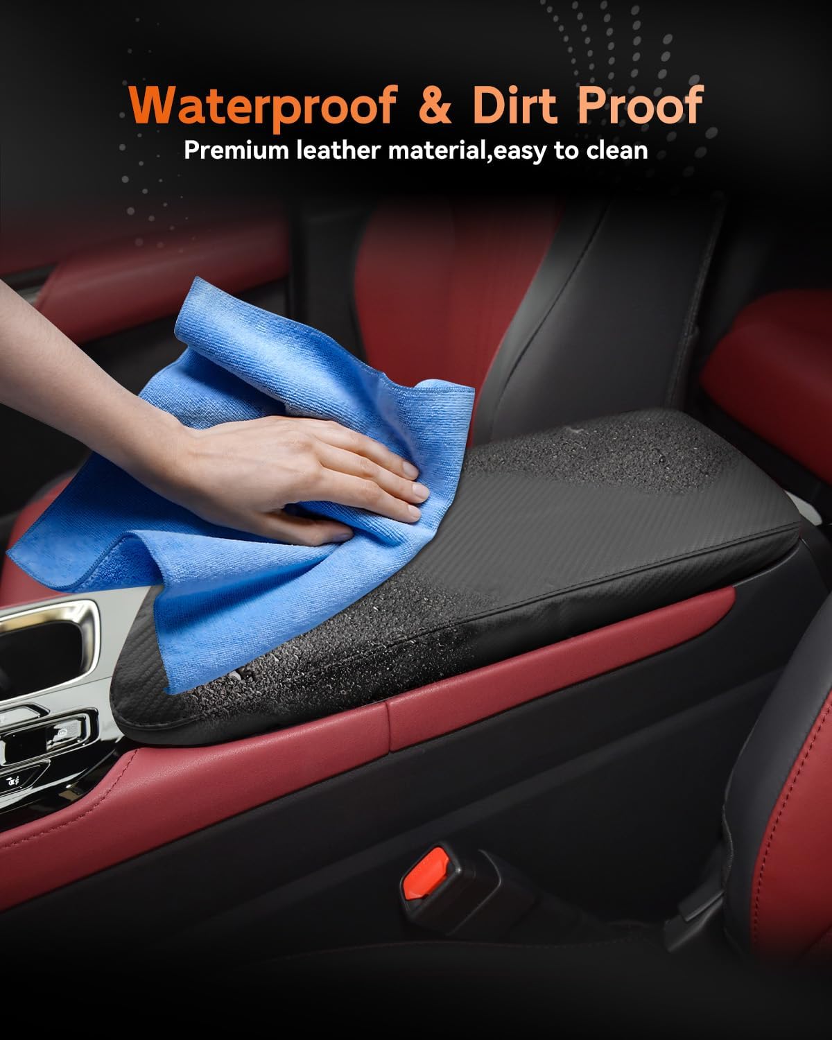 CDEFG for 2022-2025 Lexus NX Center Console Cover Armrest Box Cover for NX (NX 250, NX 350, NX 350 F Sport Handling) 2023 2024 2025 Accessories Console Arm Rest Protector